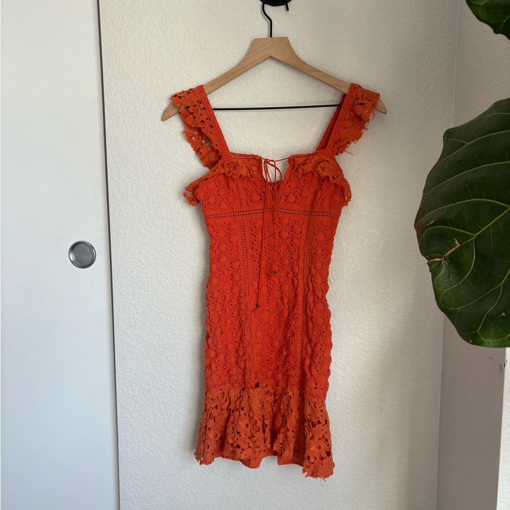 Burnt orange Free People dress